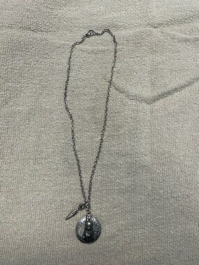 Silver Tone rabbit locket Necklace with Carrot Charm